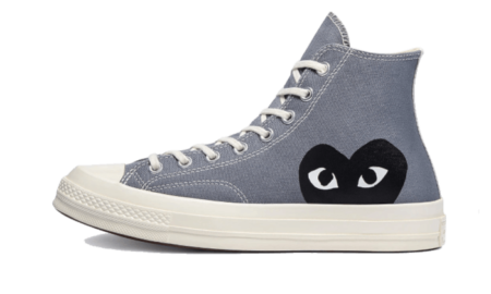 Chuck Taylor All-Star 70s Hi Comme des Garcons PLAY Staalgrijs