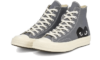 Chuck Taylor All-Star 70s Hi Comme des Garcons PLAY Steel Grey