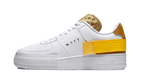 Air Force 1 Drop Type White Gold Yellow