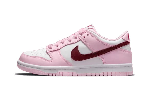 Dunk Low Pink Red White