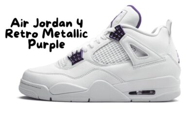 Air Jordan 4 Retro Metallic Purple