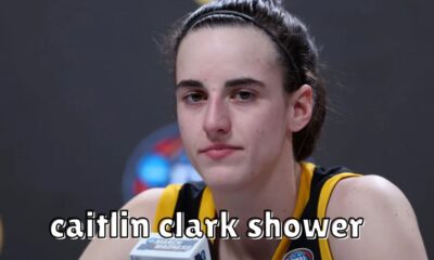 caitlin clark shower